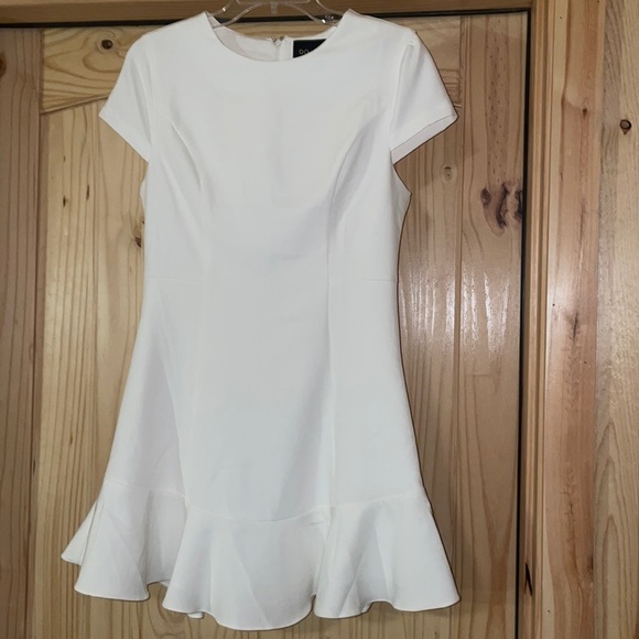 DO+BE Dresses & Skirts - White Ruffle Dress